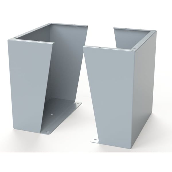 Floor Stand Kit, 18 in. H x 18 in. W x 9.12 in. L, Carbon Steel, 1 PR